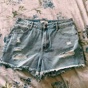 Denim Mom shorts
